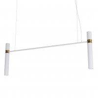 Люстра Tube chandelier, арт. 5299 Золотий/білий 150 см