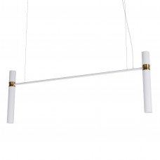 Люстра Tube chandelier, арт. 5299 Золотий/білий 150 см