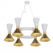 Люстра Dualight C, арт. 25352 Золотий/білий