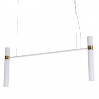 Люстра Tube chandelier, арт. 5299 Золотий/білий 120 см