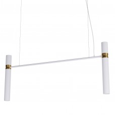 Люстра Tube chandelier, арт. 5299 Золотий/білий 120 см