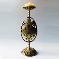 Свічник, арт. 6455. Петриківські півні