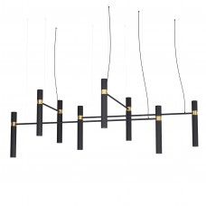 Люстра Tube chandelier, арт. 5299 Золотий/чорний Комплект: 100 см+120 см+150 см+200 см Люстра Tube chandelier, арт. 5299 Золотий/чорний Комплект: 100 см+120 см+150 см+200 см