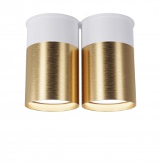 Точковий спот BP Black/White Gold двійний, арт. 25595 Золотий/білий 2
