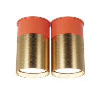 Точковий спот BP двійний Coral Gold арт. 6349 2