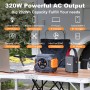 Зарядна станція Flashfish Portable Power Station A301 320W Solar Generator 292Wh 80000mAh