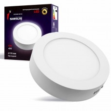 Світильник Sirius LED накладний круглий SM-12B 12W 5000к
