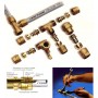 Трійник з труботримачем 20х20х1/2" Valsir 2.5 (Італія)